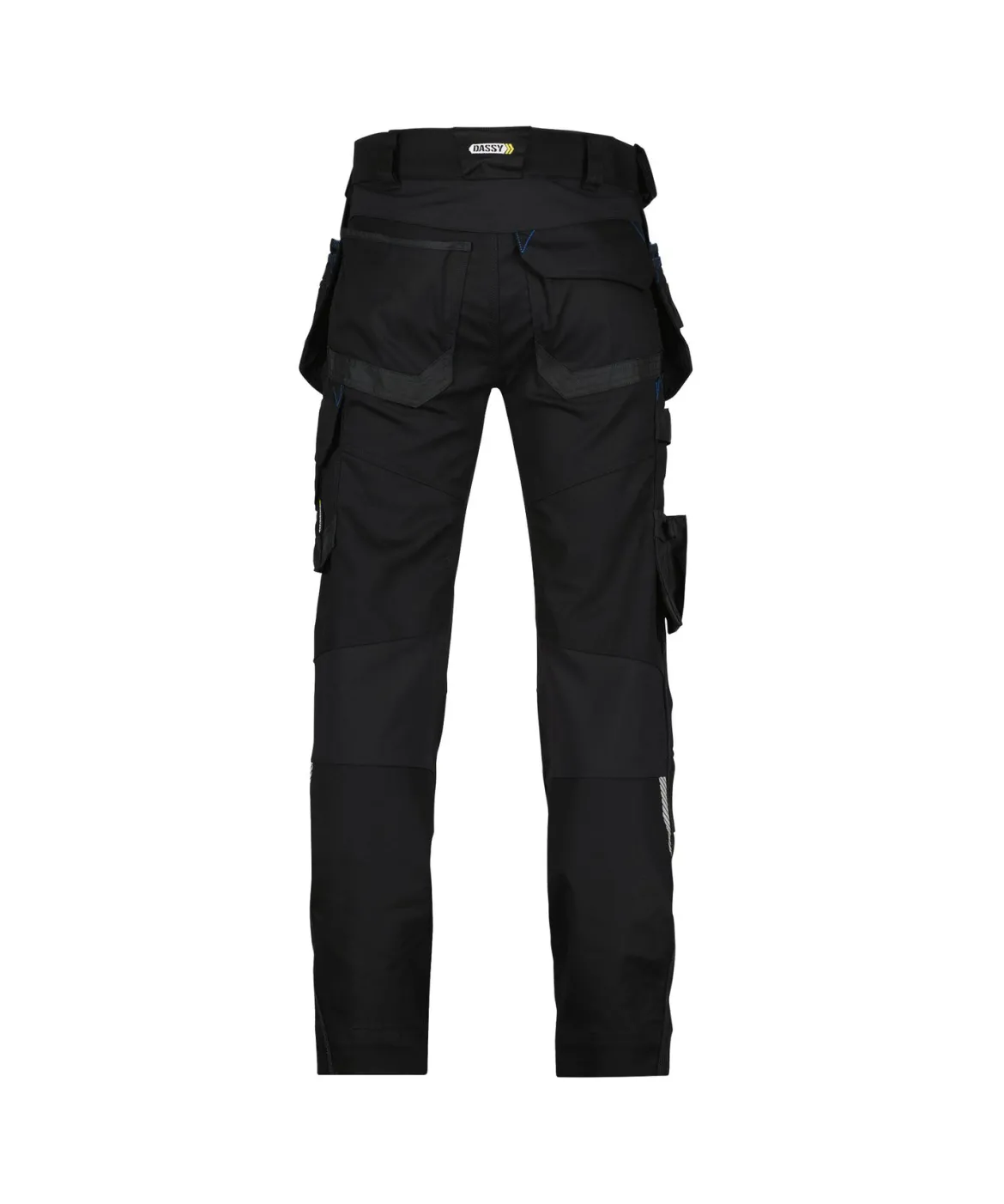 Dassy FLUX Arbeitshose mit Stretch, Holstertaschen und Kniepolstertaschen