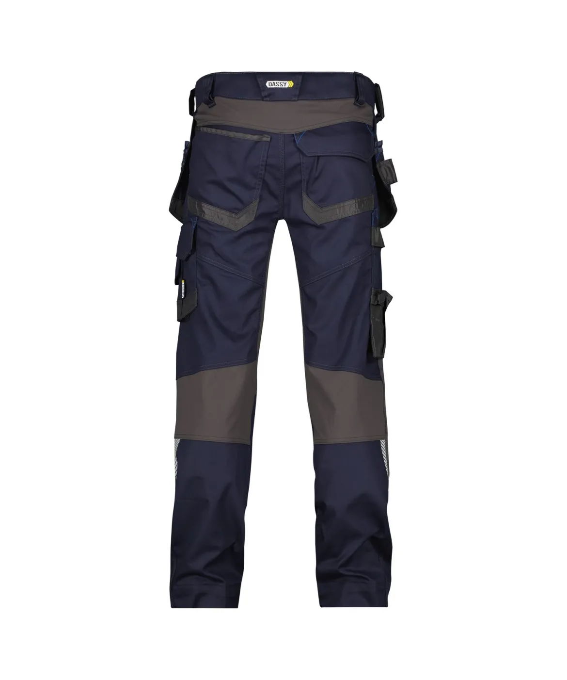 Dassy FLUX Arbeitshose mit Stretch, Holstertaschen und Kniepolstertaschen