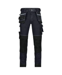 Dassy Melbourne Stretch-Arbeitsjeans mit Holstertaschen und Kniepolstertaschen