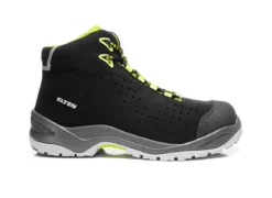 Elten IMPULSE green Mid ESD S1PS Mikrofaser-Schnürstiefel