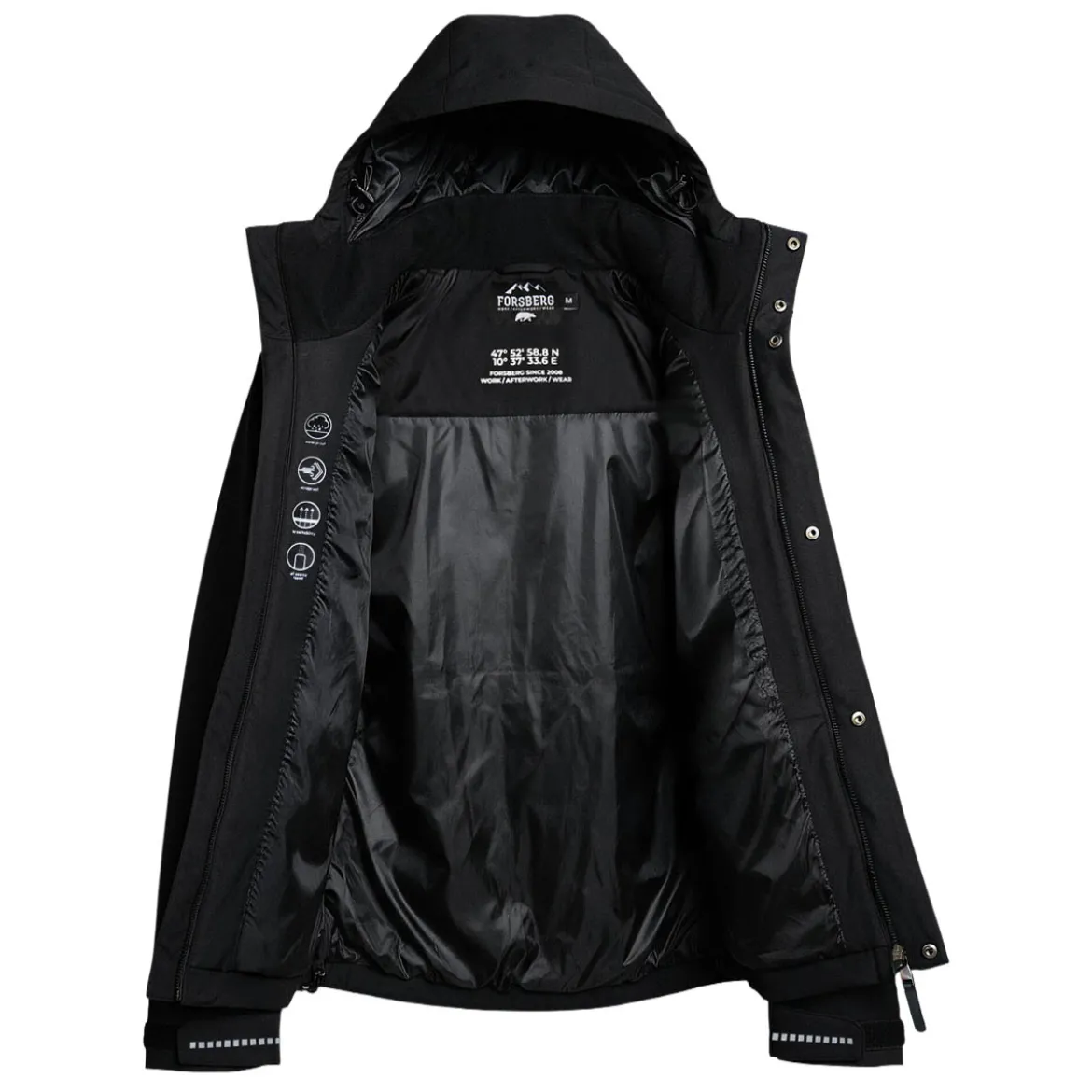 FORSBERG Allwetterjacke mit Brusttasche