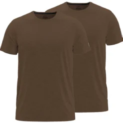 FORSBERG einfarbiges T-Shirt im Doppelpack