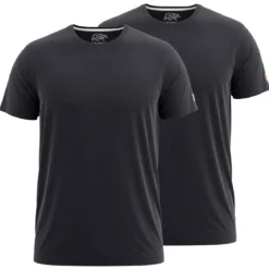 FORSBERG einfarbiges T-Shirt im Doppelpack