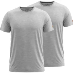 FORSBERG einfarbiges T-Shirt im Doppelpack