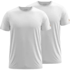 FORSBERG einfarbiges T-Shirt im Doppelpack
