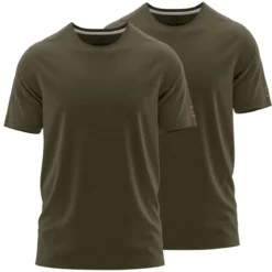 FORSBERG einfarbiges T-Shirt im Doppelpack