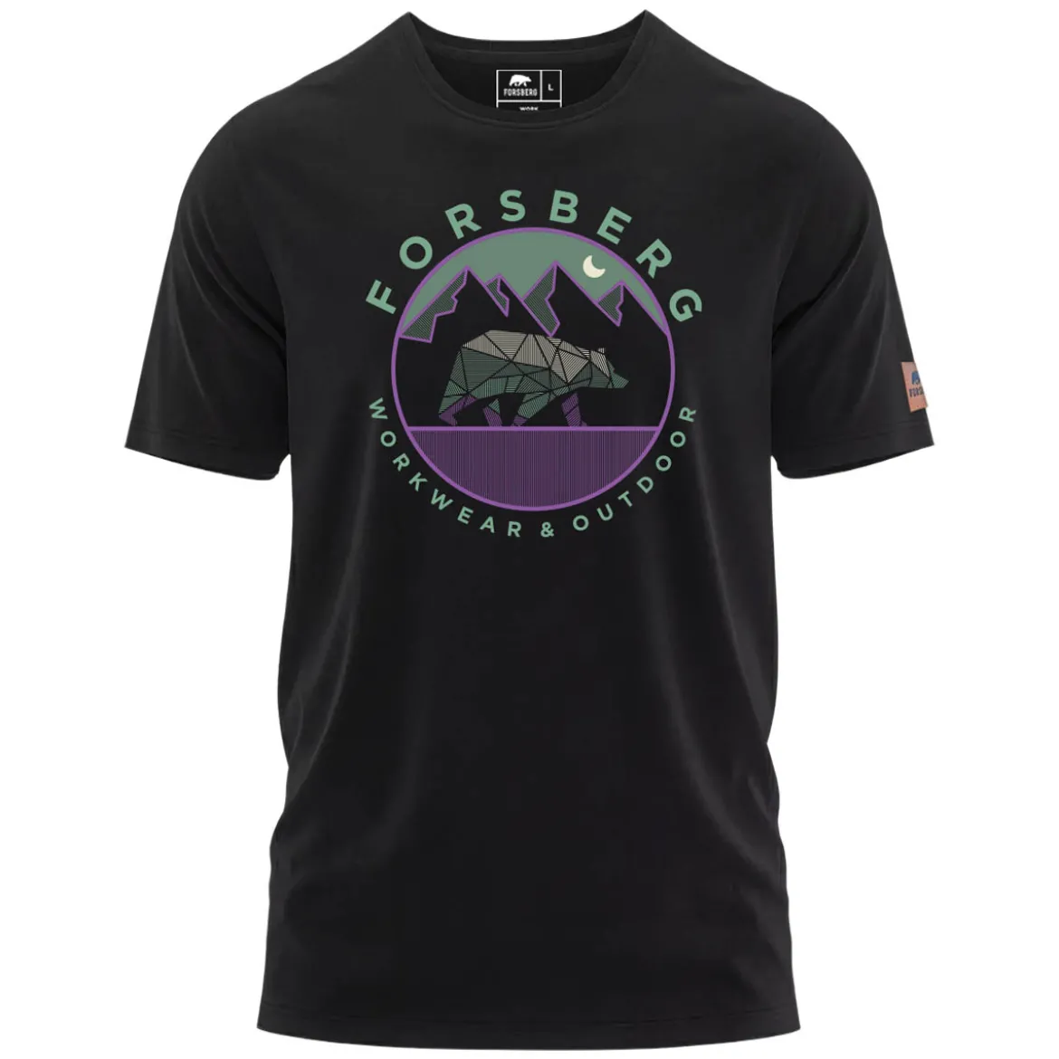 FORSBERG Gruvarson II T-Shirt mit Brustlogo