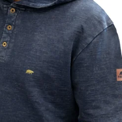 FORSBERG Hoodie im Denim-Look