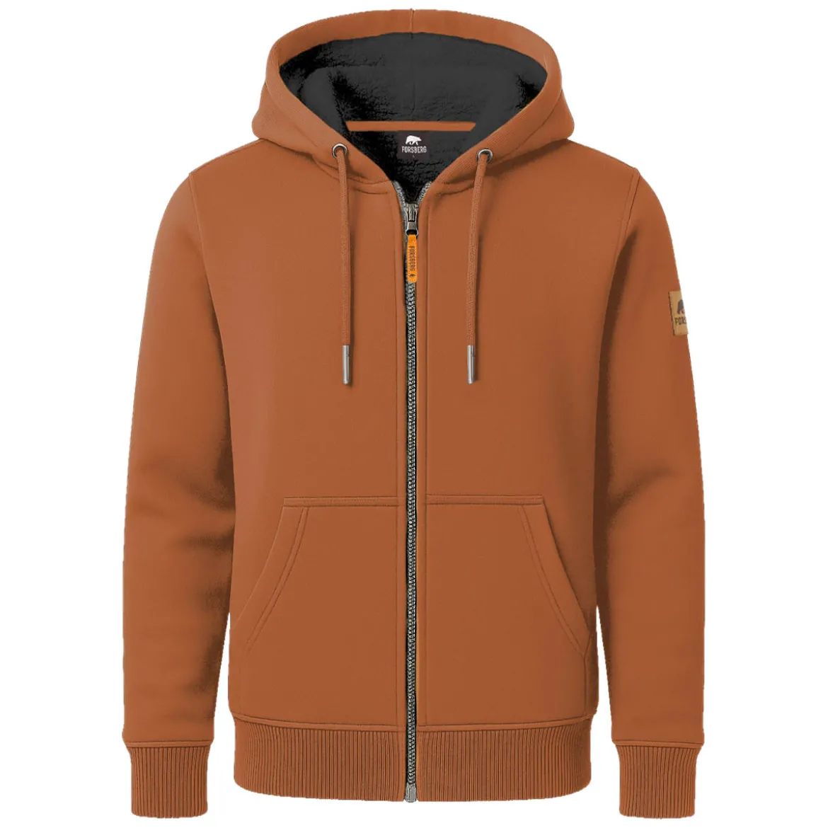FORSBERG Kapuzenjacke mit Teddyfutter