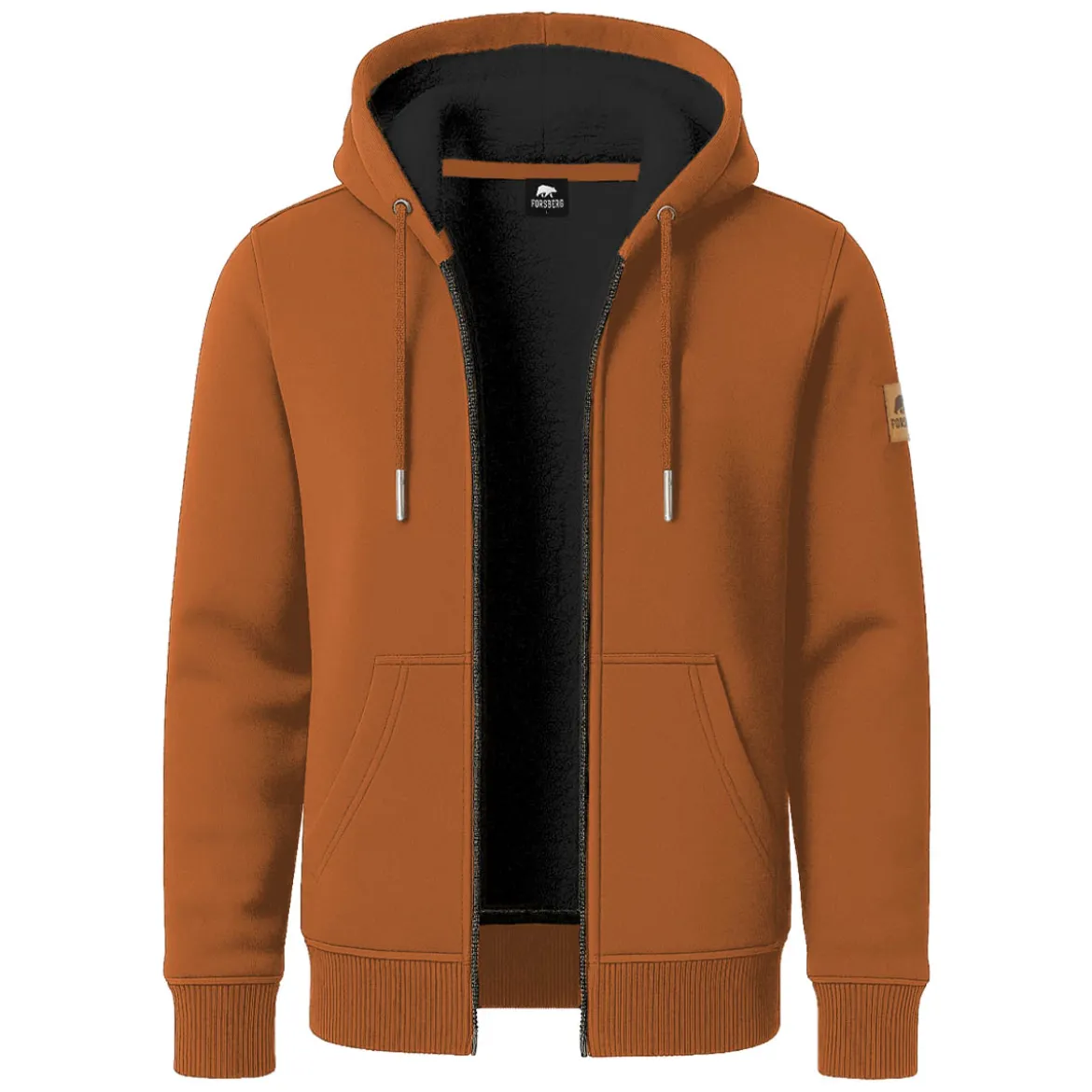 FORSBERG Kapuzenjacke mit Teddyfutter