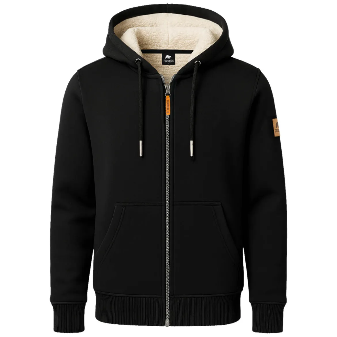FORSBERG Kapuzenjacke mit Teddyfutter
