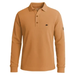 FORSBERG Langarm Poloshirt aus Baumwolle