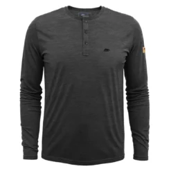 FORSBERG Longsleeve mit Knopfleiste