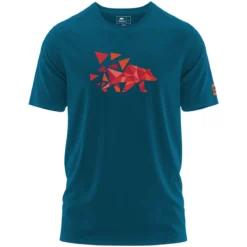 FORSBERG Mikkelson T-Shirt mit Polygonbär