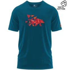 FORSBERG Mikkelson T-Shirt mit Polygonbär