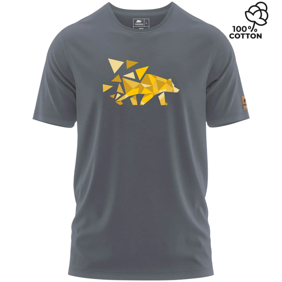 FORSBERG Mikkelson T-Shirt mit Polygonbär