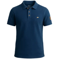 FORSBERG Poloshirt im Denim-Look