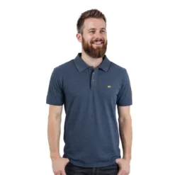FORSBERG Poloshirt im Denim-Look
