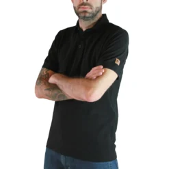 FORSBERG Poloshirt mit Knopfleiste