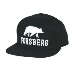 FORSBERG Snapback Cap mit weissem 3D Logo