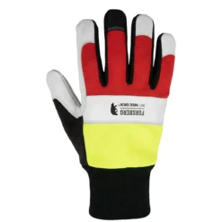 FORSBERG Tommerhogg Schnittschutz Kl.0 - Premium Ziegenleder, Hi-Viz