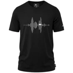 FORSBERG T-Shirt mit Audiowelle