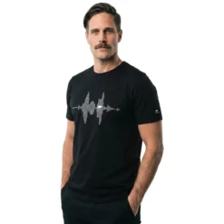FORSBERG T-Shirt mit Audiowelle
