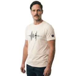 FORSBERG T-Shirt mit Audiowelle
