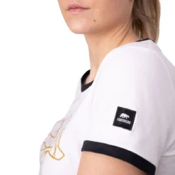 FORSBERG T-Shirt mit Brustlogo Damen