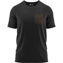 FORSBERG T-Shirt mit Brusttasche im Polygondesign