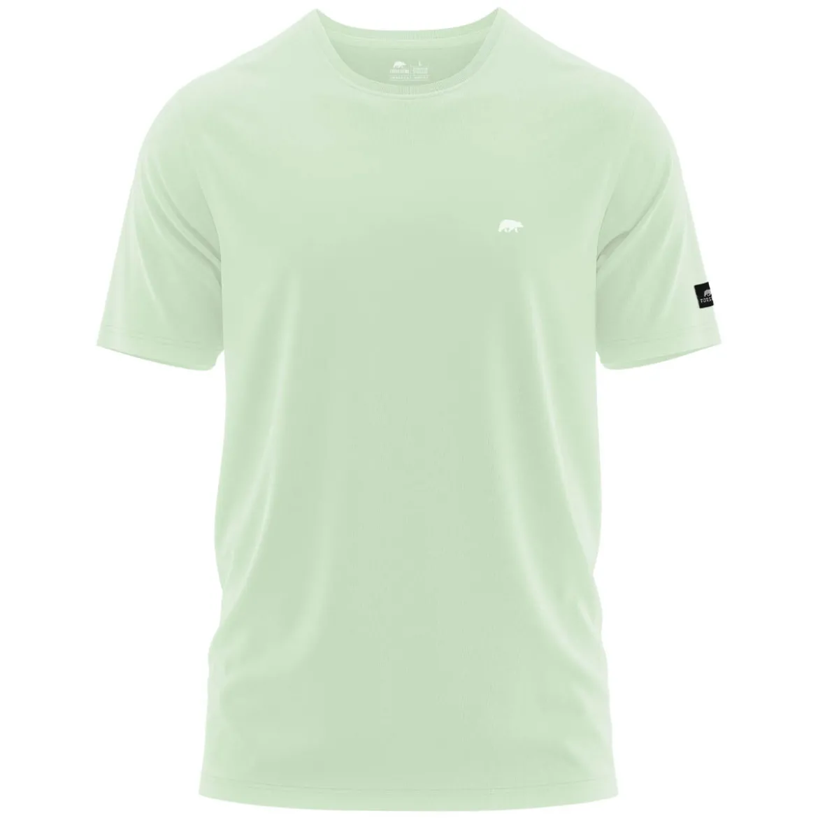 FORSBERG T-Shirt mit kleinem Gummi-Patch