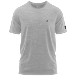 FORSBERG T-Shirt mit kleinem Gummi-Patch