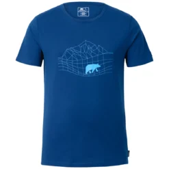 FORSBERG T-Shirt mit Polygonraster-Logo