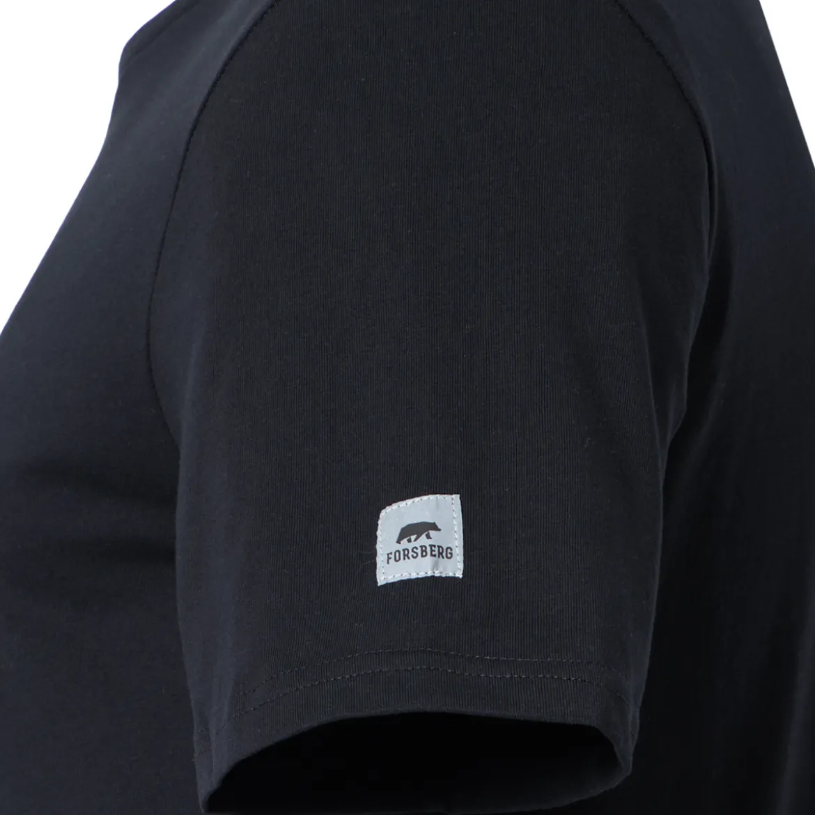 FORSBERG T-Shirt mit reflektierendem Brustlogo