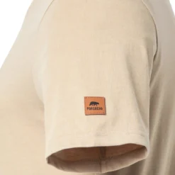 FORSBERG T-Shirt mit schwarzem Brustprint