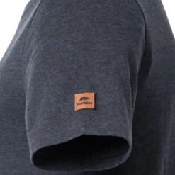 FORSBERG T-Shirt mit schwarzem Brustprint