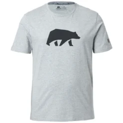 FORSBERG T-Shirt mit schwarzem Brustprint