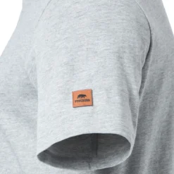 FORSBERG T-Shirt mit schwarzem Brustprint