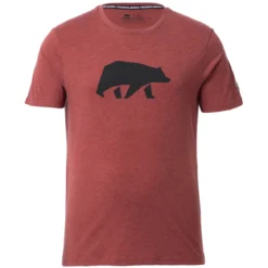 FORSBERG T-Shirt mit schwarzem Brustprint