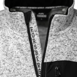 FORSBERG warme Strickjacke mit Brusttasche