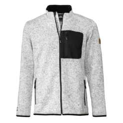 FORSBERG warme Strickjacke mit Brusttasche