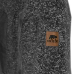 FORSBERG warme Strickjacke mit Brusttasche