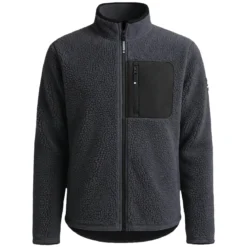 FORSBERG Webpelzjacke mit Brusttasche