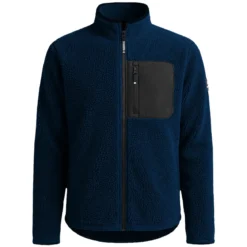 FORSBERG Webpelzjacke mit Brusttasche
