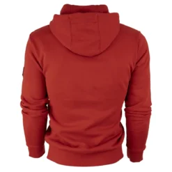 FORSBERG Zip-Hoodie mit Frottee Logo