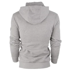 FORSBERG Zip-Hoodie mit Frottee Logo