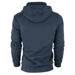 FORSBERG Zip-Hoodie mit Frottee Logo