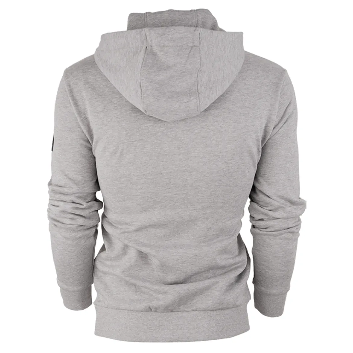 FORSBERG Zip-Hoodie mit Frottee Logo