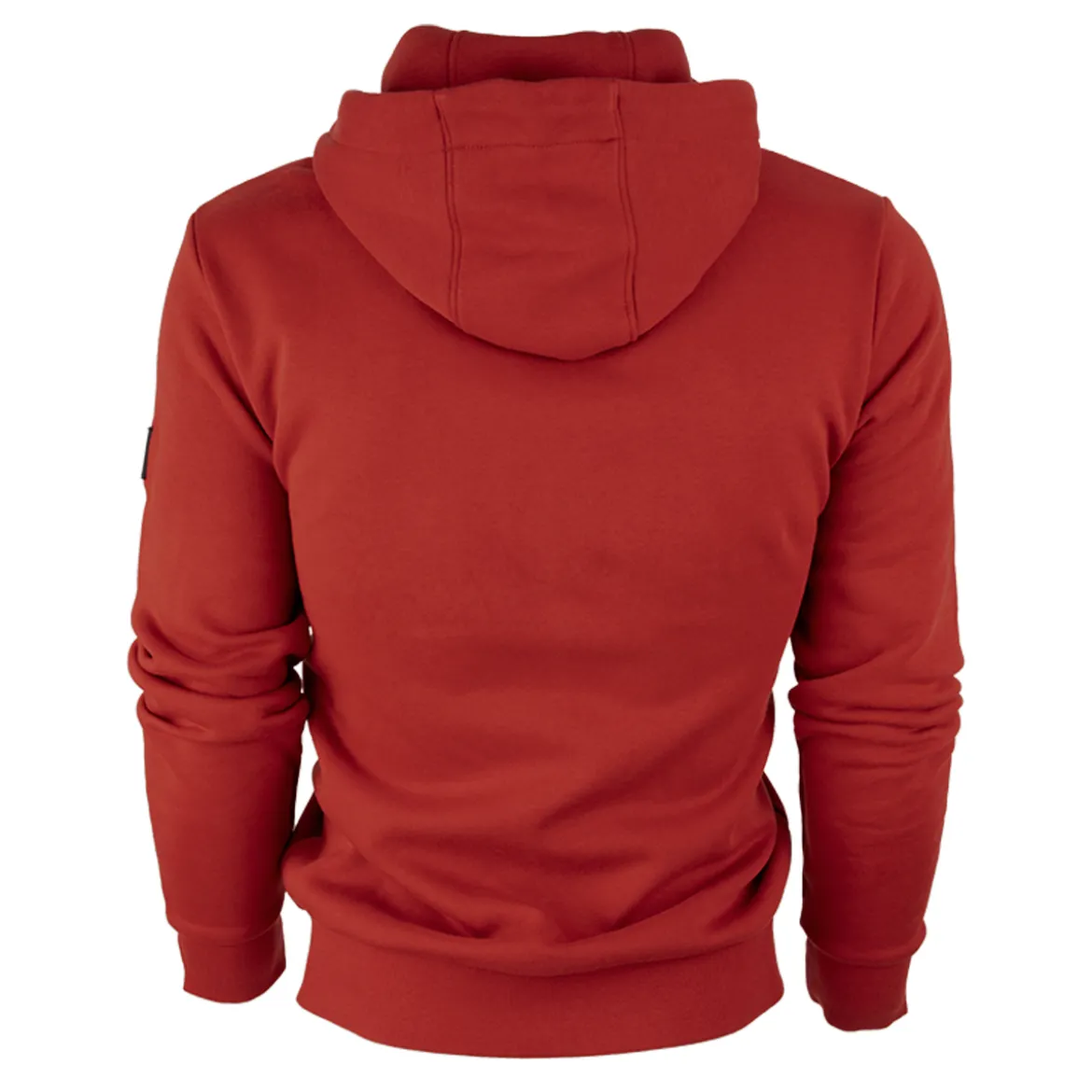 FORSBERG Zip-Hoodie mit Frottee Logo