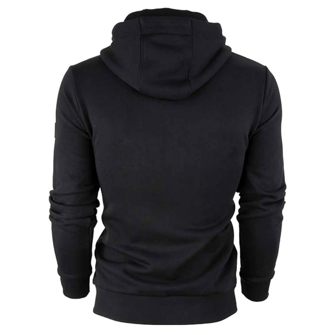 FORSBERG Zip-Hoodie mit Frottee Logo